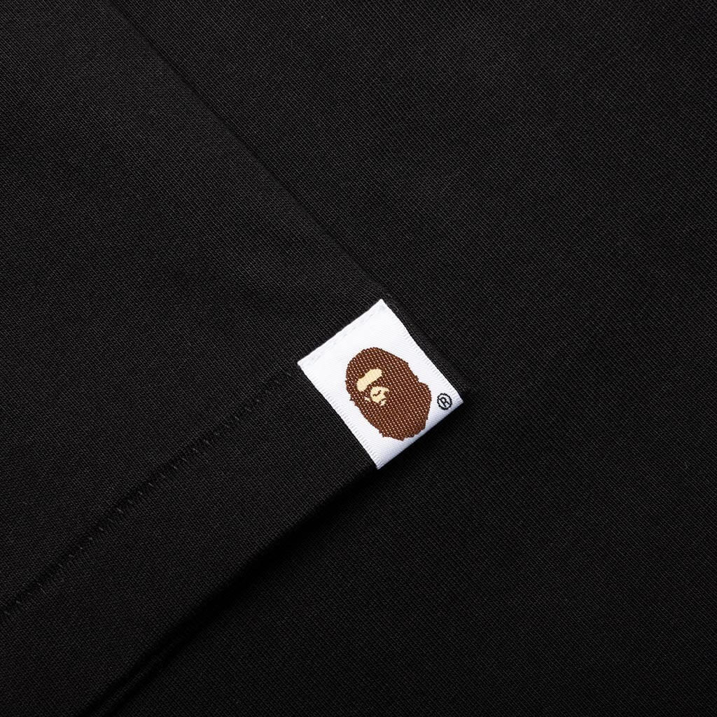 Hand Draw Bape Relaxed Fit Tee Black