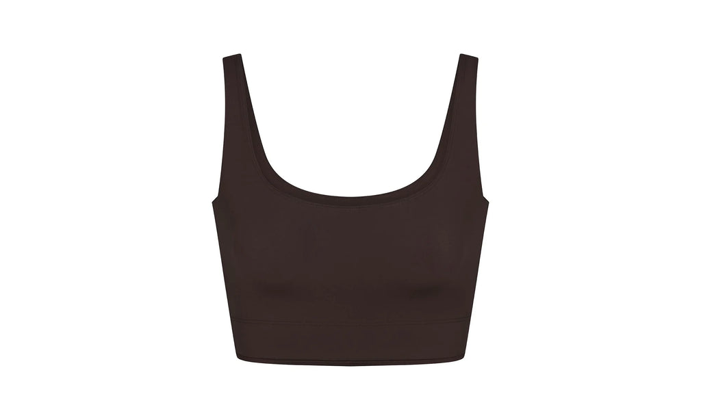 SHINE SCOOP NECK BRA TOP "Nike - Phoenix" SKM054