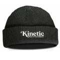 Kinetic Logo Cuff Beanie Charcoal