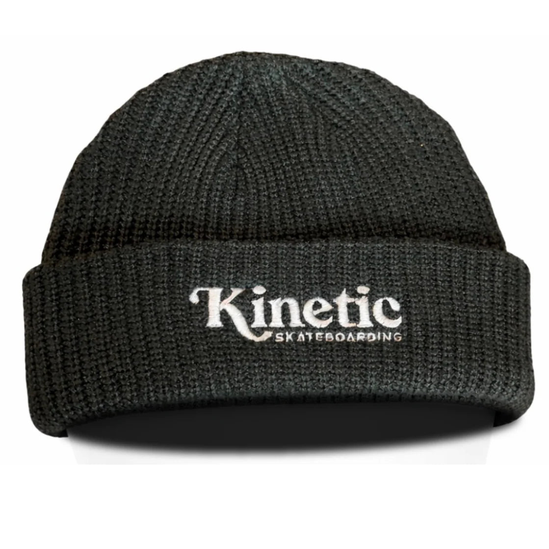 Kinetic Logo Cuff Beanie Charcoal