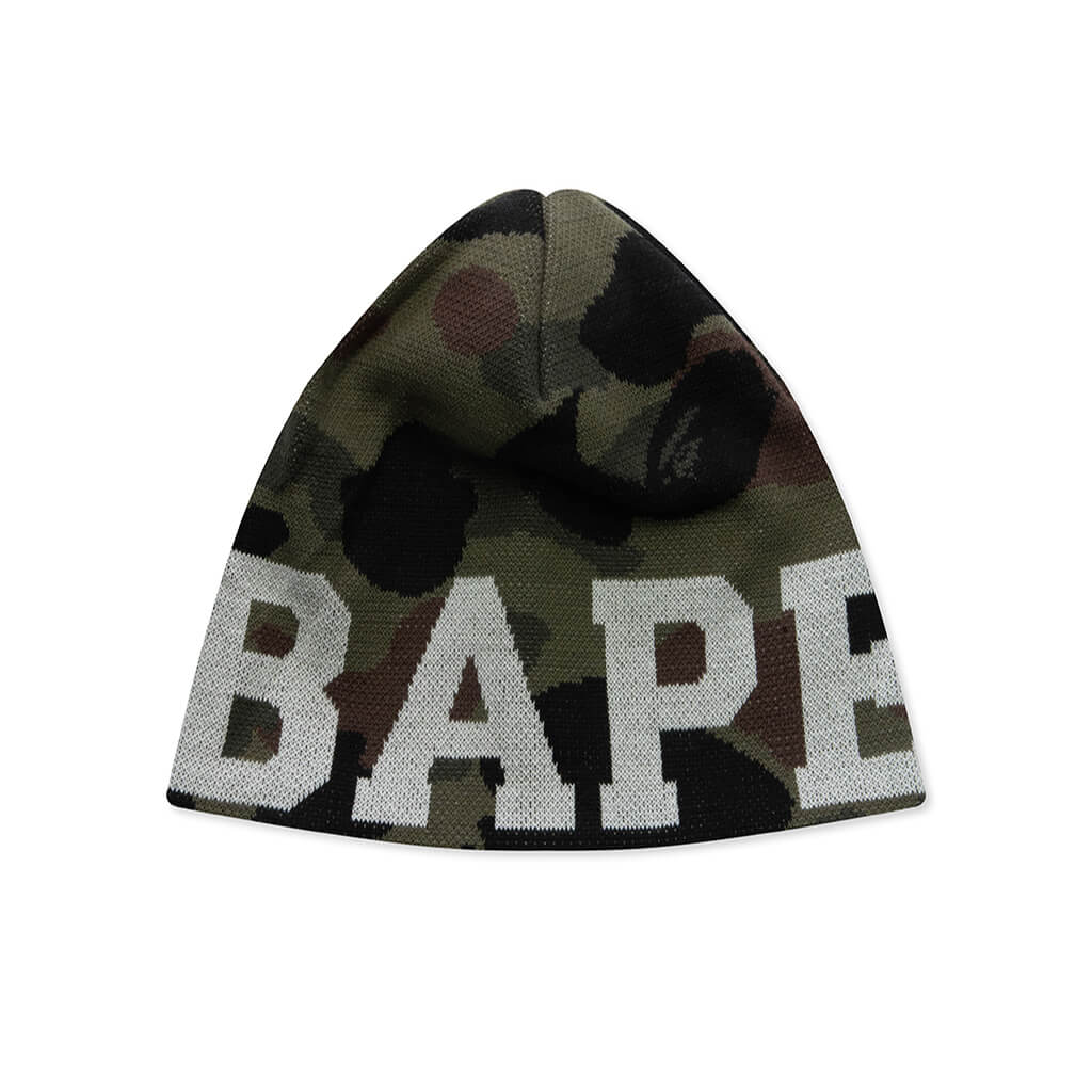 1st Camo Knit Beanie Green