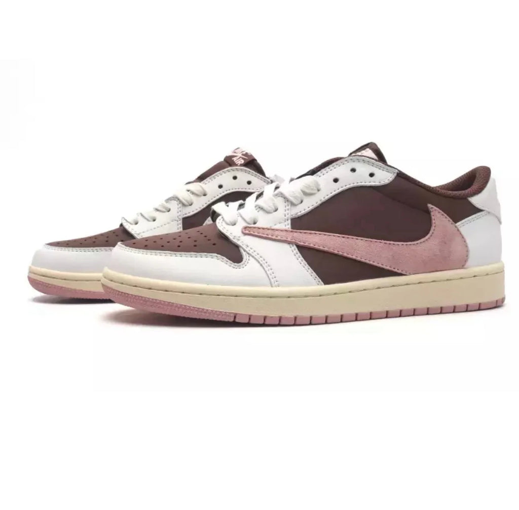 Travis Scott x Air Jordan 1 Low OG Dark Pony Pink Oxford
