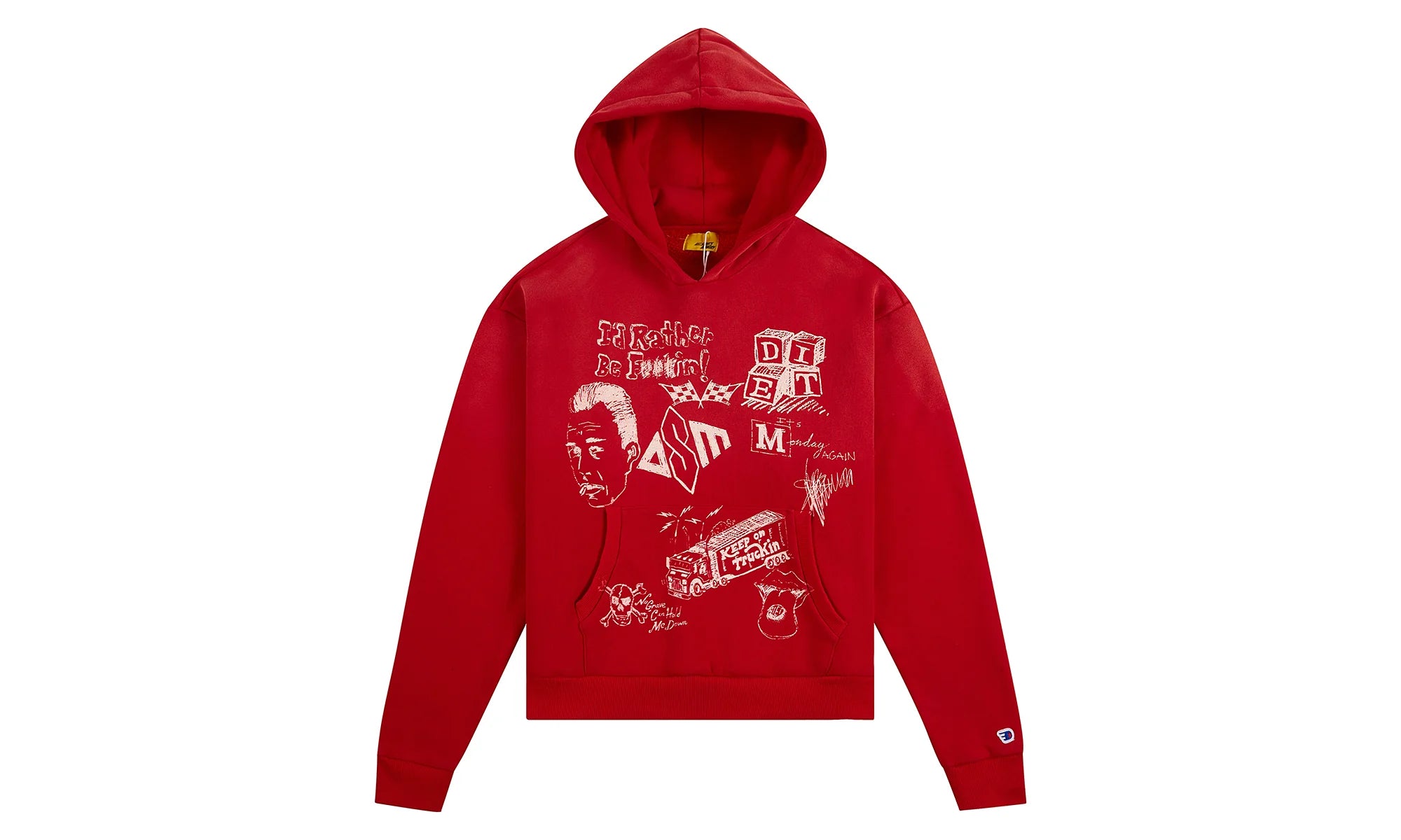 Doodle Hoodie "Red" DSM HOL2501 024