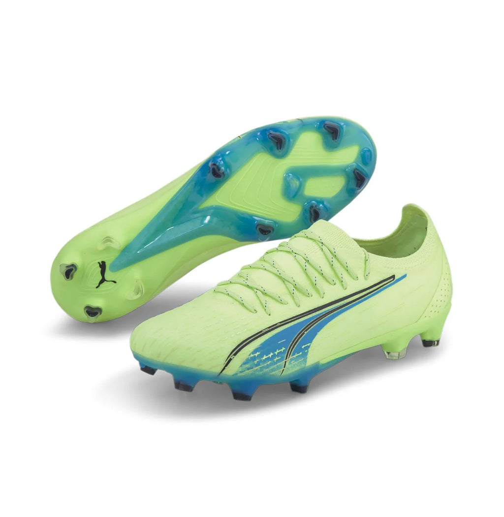 PUMA Ultra Ultimate FG AG Firm Ground Soccer Cleats Fizzy Light