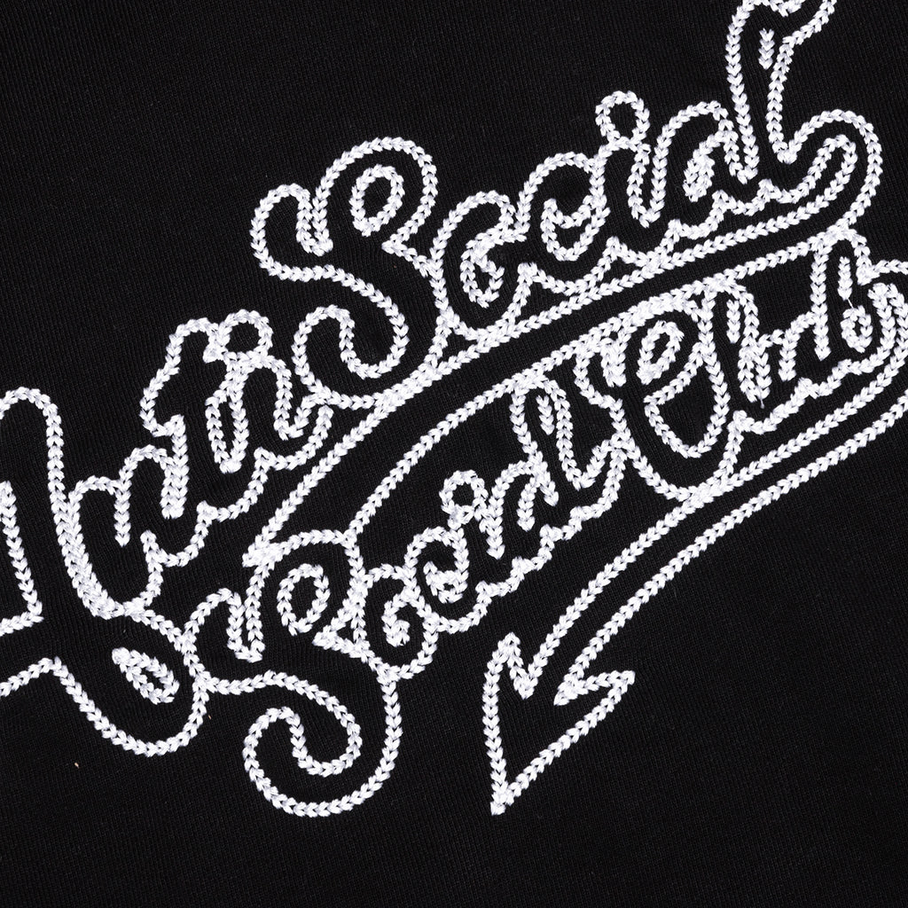 Script Club Hoodie Black