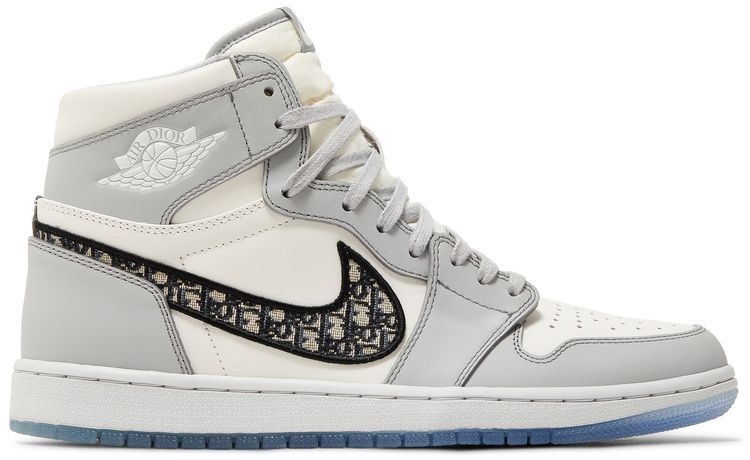 Dior x Air Jordan 1 High OG White Wolf Grey