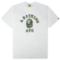 ABC Camo College Tee White Green