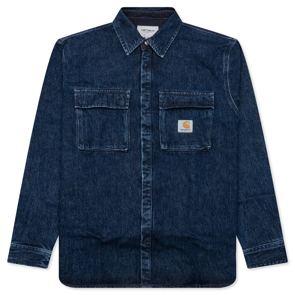 Monterey Shirt Jacket Blue Stone Washed