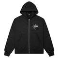 Surf Size Garment Dyed Zip Hood Faded Black