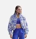 NSW Jacquard Womens Track Jacket White Hyper Royal