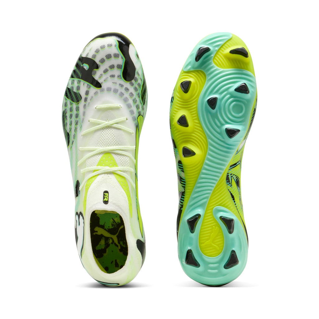 PUMA Future 9 Pro Creativity FG AG Firm Multi Ground Mens Soccer Cleats Yellow Mint