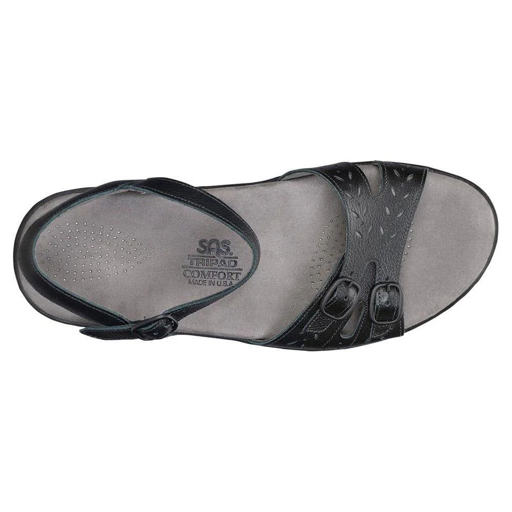 Women's Duo Quarter Strap in Black Wide