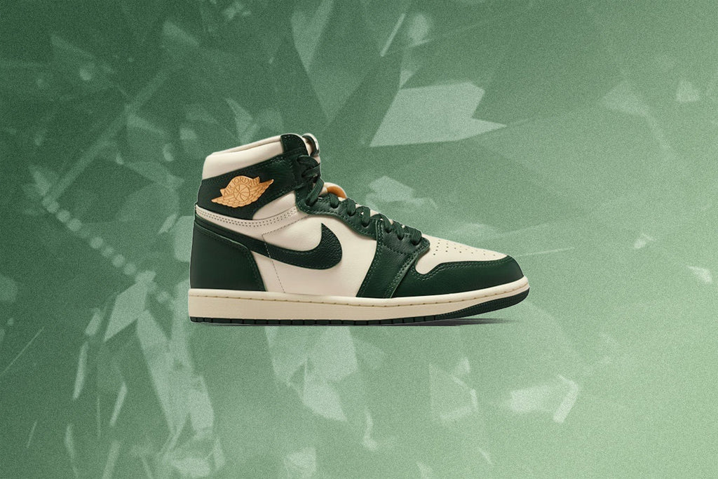 Womens Air Jordan 1 Retro High OG Fir Pale Ivory Pro Green Fir Coconut Milk