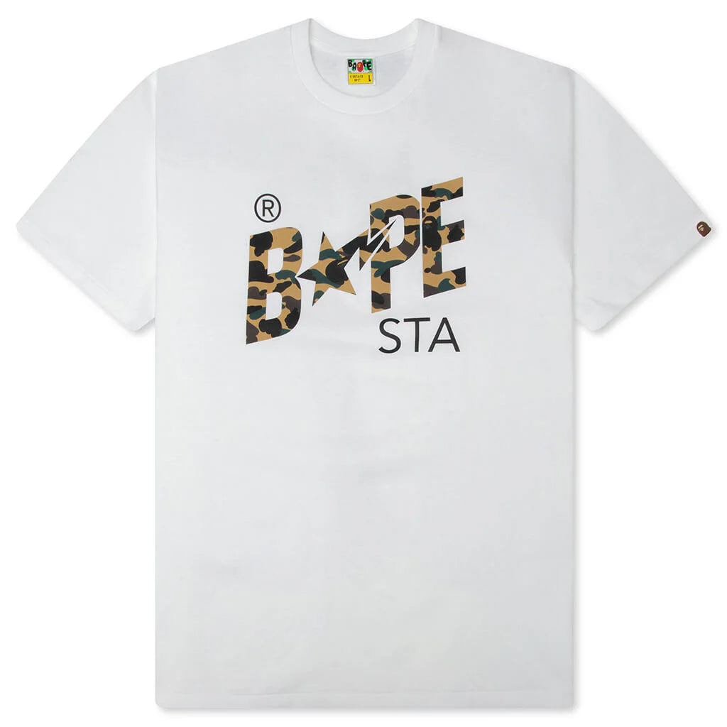 1st Camo Bape STA Tee White