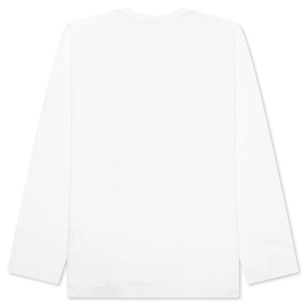 Logo Print Any Heart L S T Shirt White