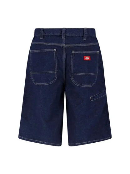 Dickies 958 Loose 13 Woven Work Shorts Rinsed Indigo