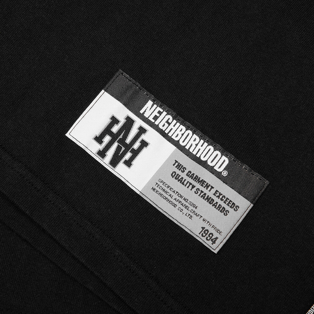 L S Football Shirt Black