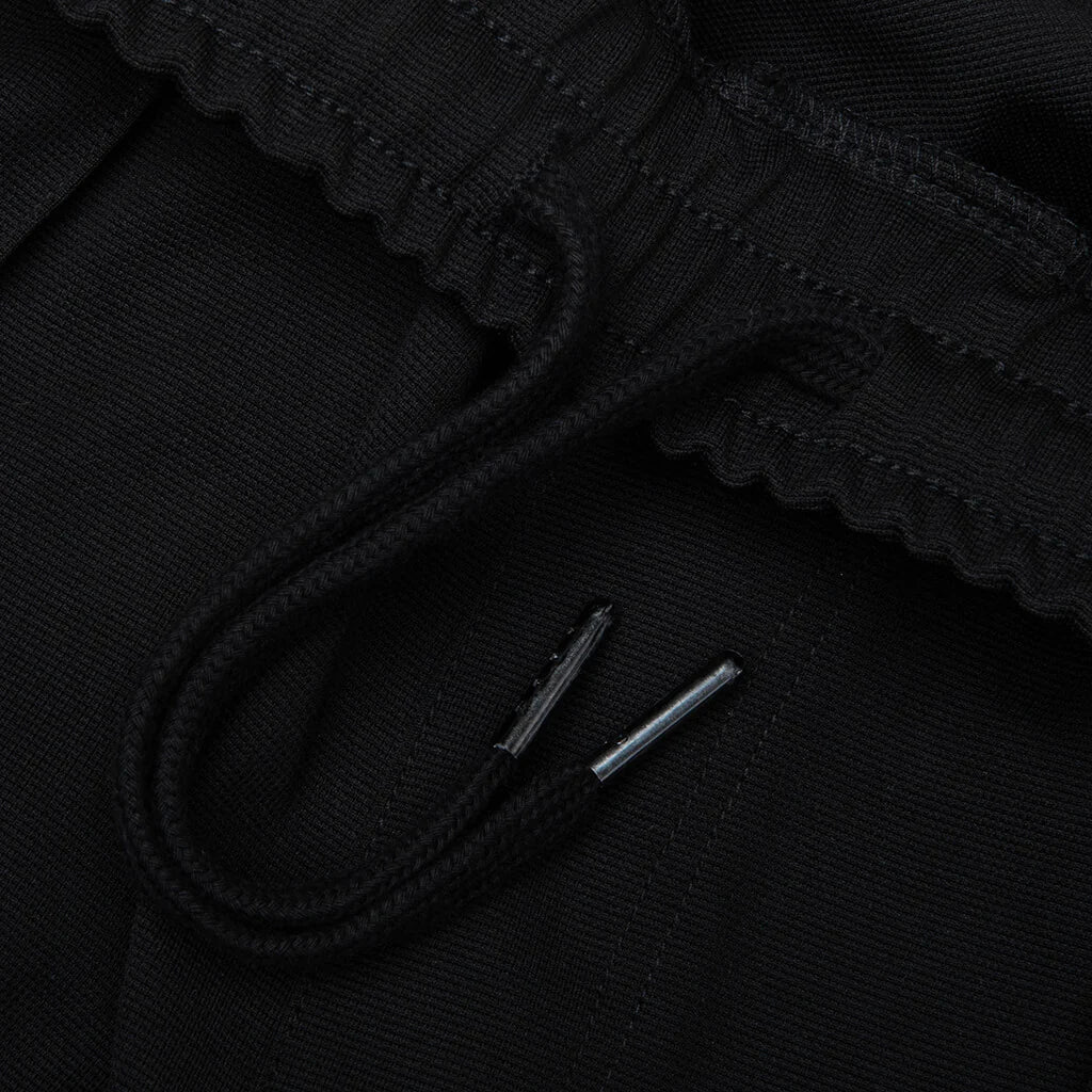Knit Panel Shorts Black Green