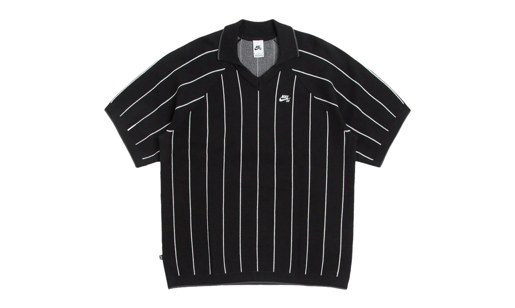 SB Short-Sleeved Polo Skate Sweater "Black / Sail" HQ9018 010