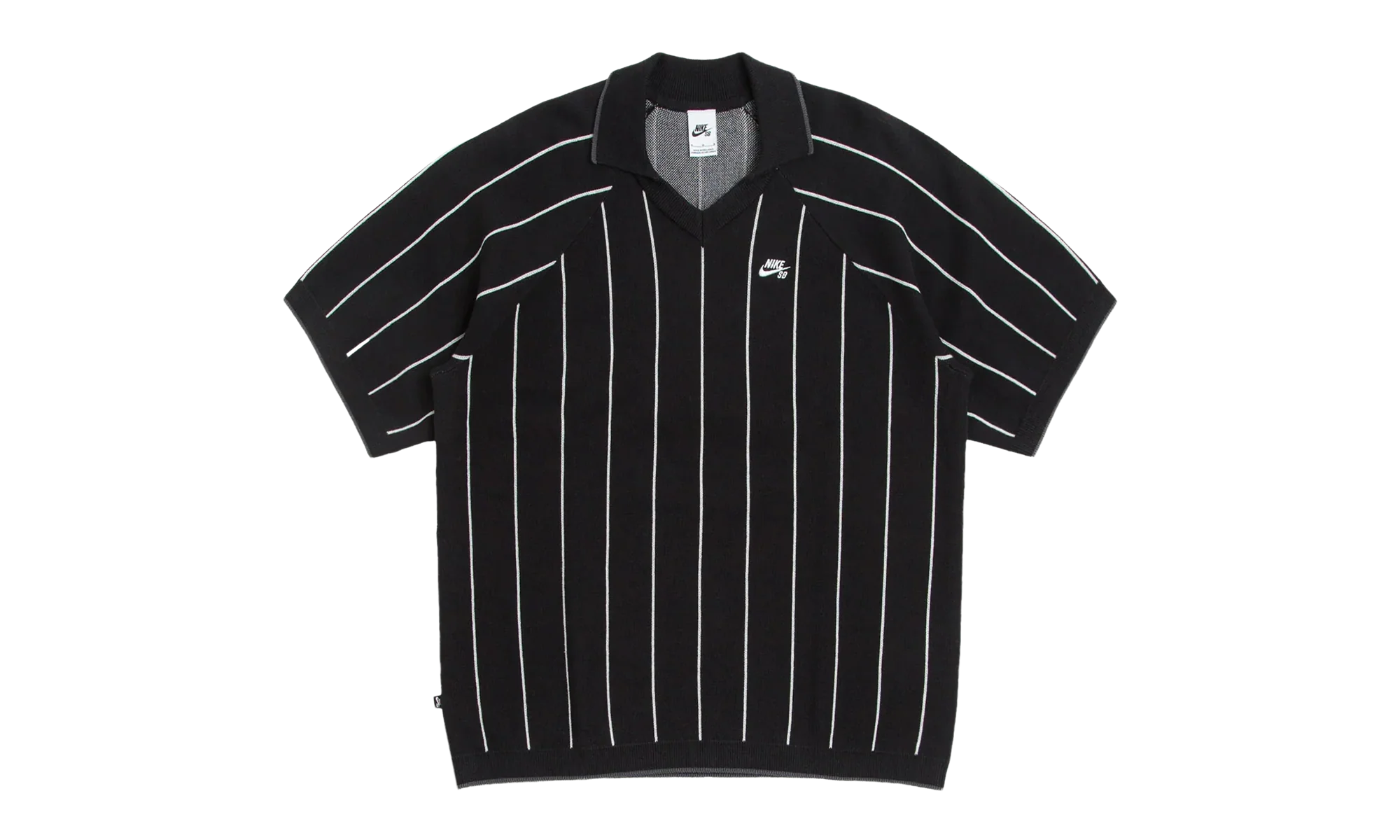 SB Short-Sleeved Polo Skate Sweater "Black / Sail" HQ9018 010