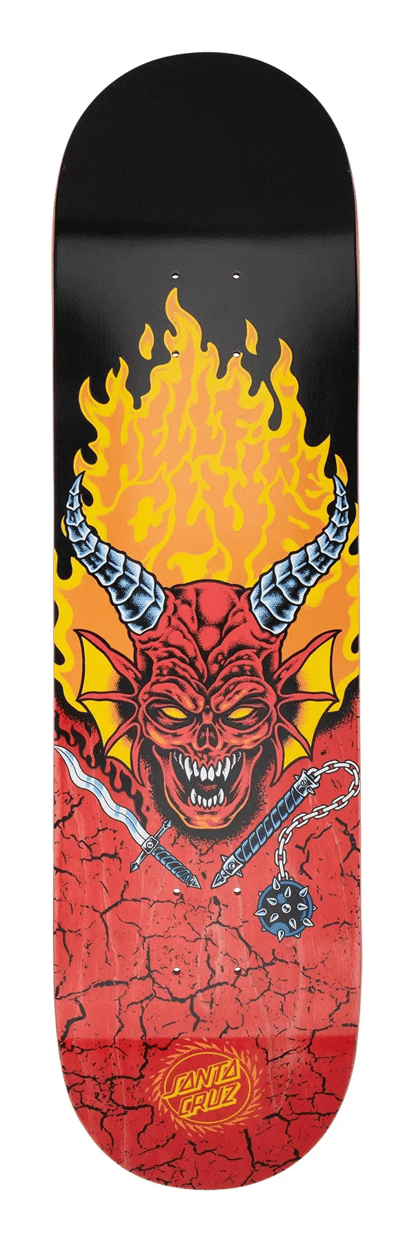 Santa Cruz x Stranger Things Hellfire Club Deck 825 x 318