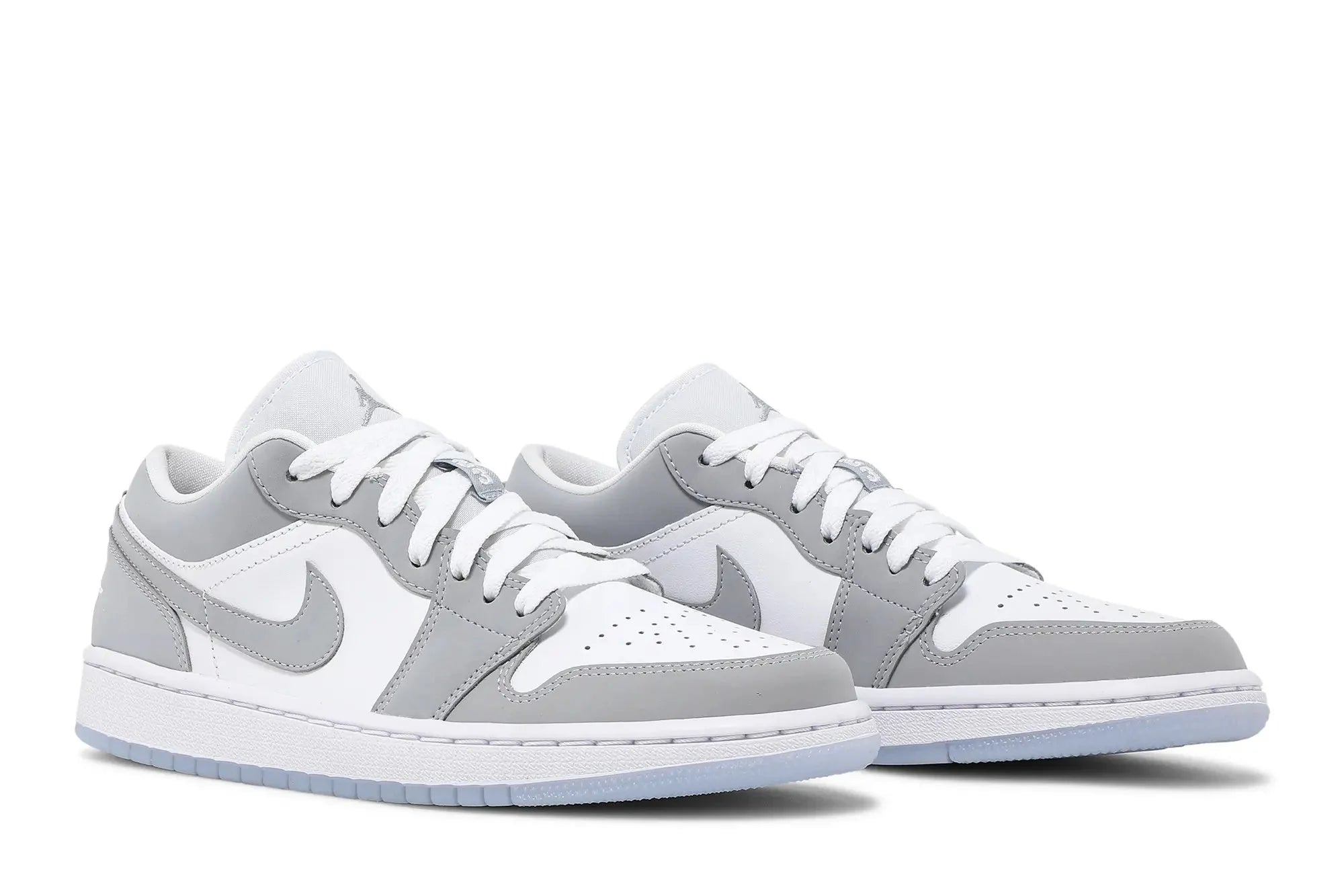 Wmns Jordan 1 Low White Wolf Grey