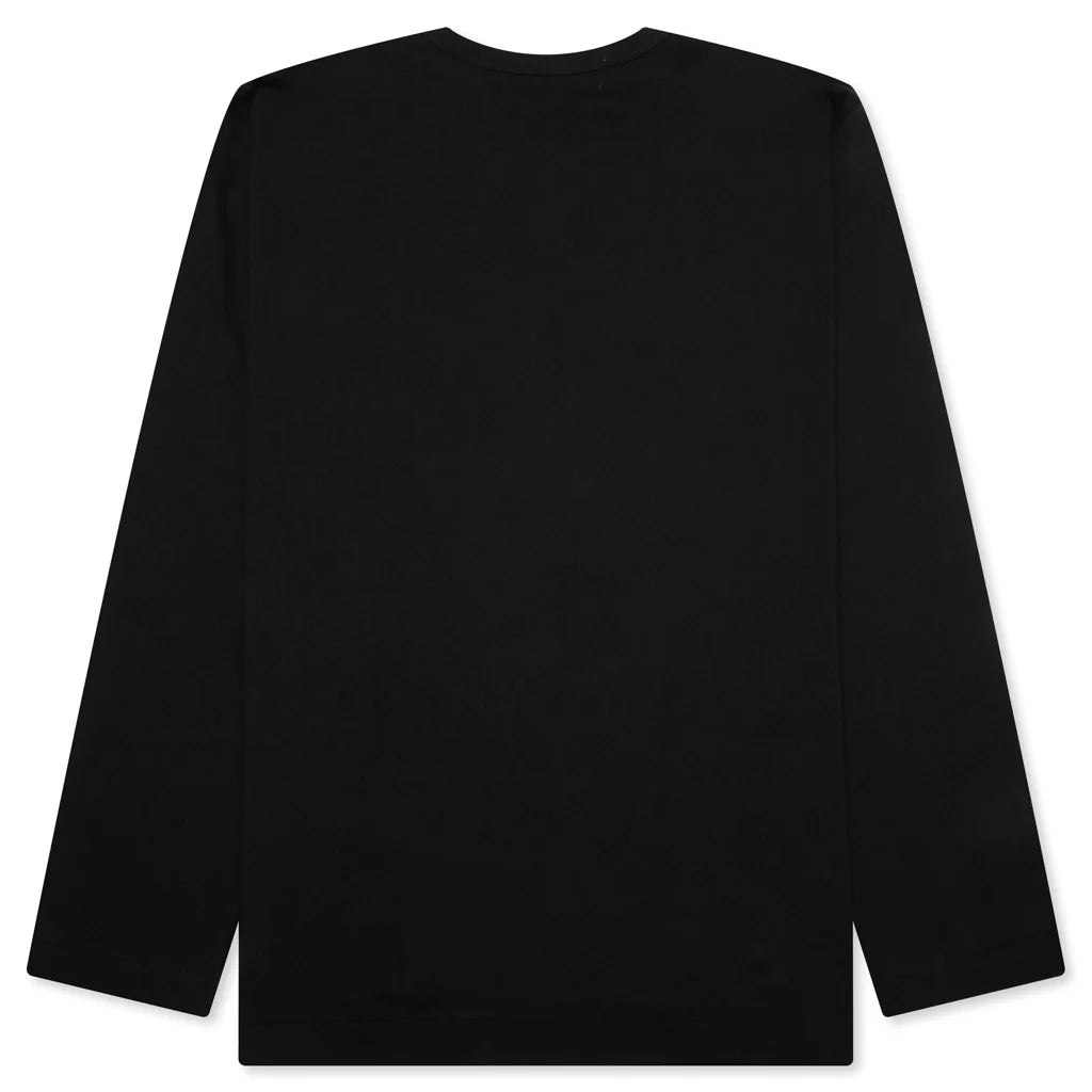 Logo Print Any Heart L S T Shirt Black