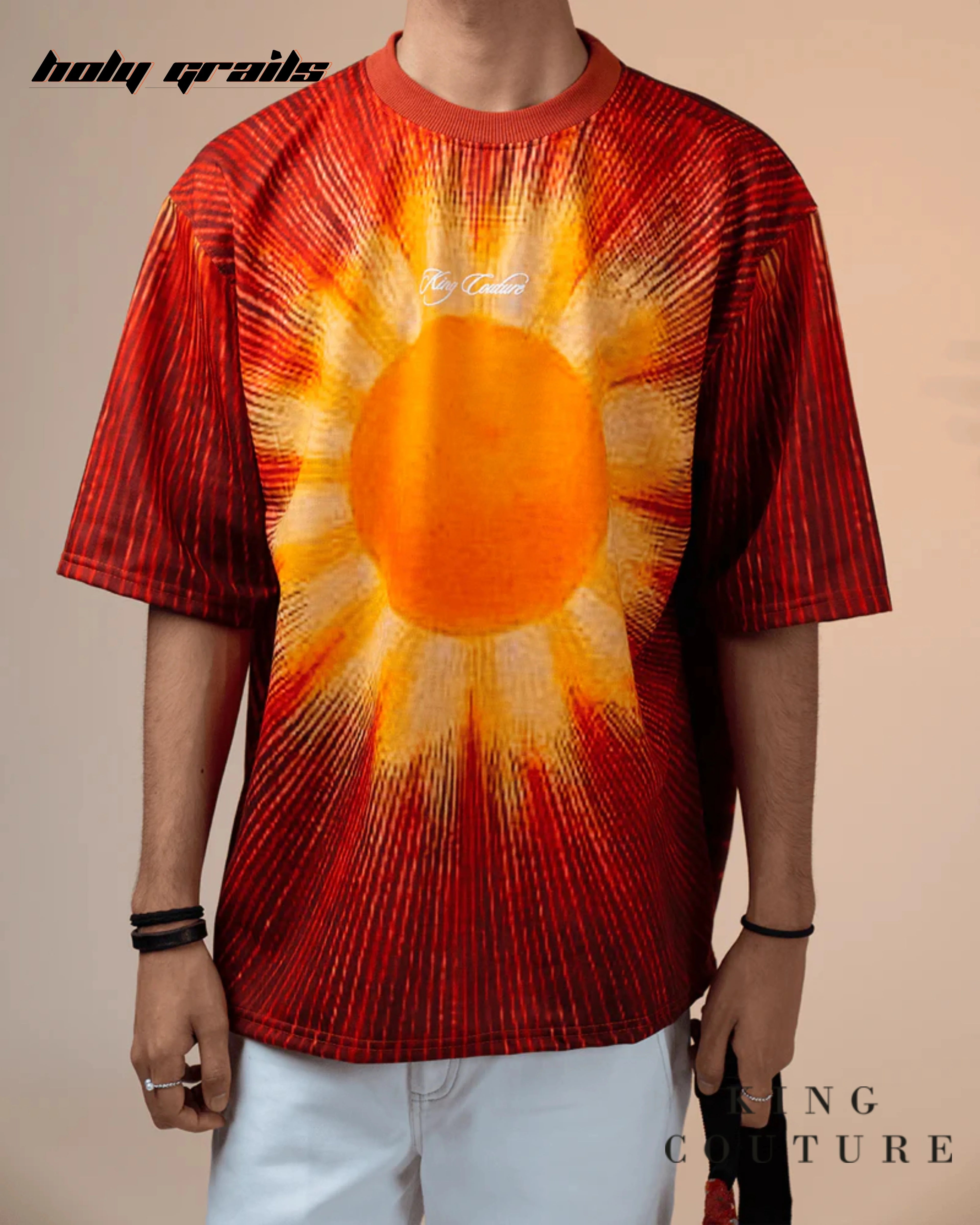Sun God Oversized Tee Shirt HG x King Couture