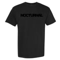 Nocturnal OG Logo Tee Black Black