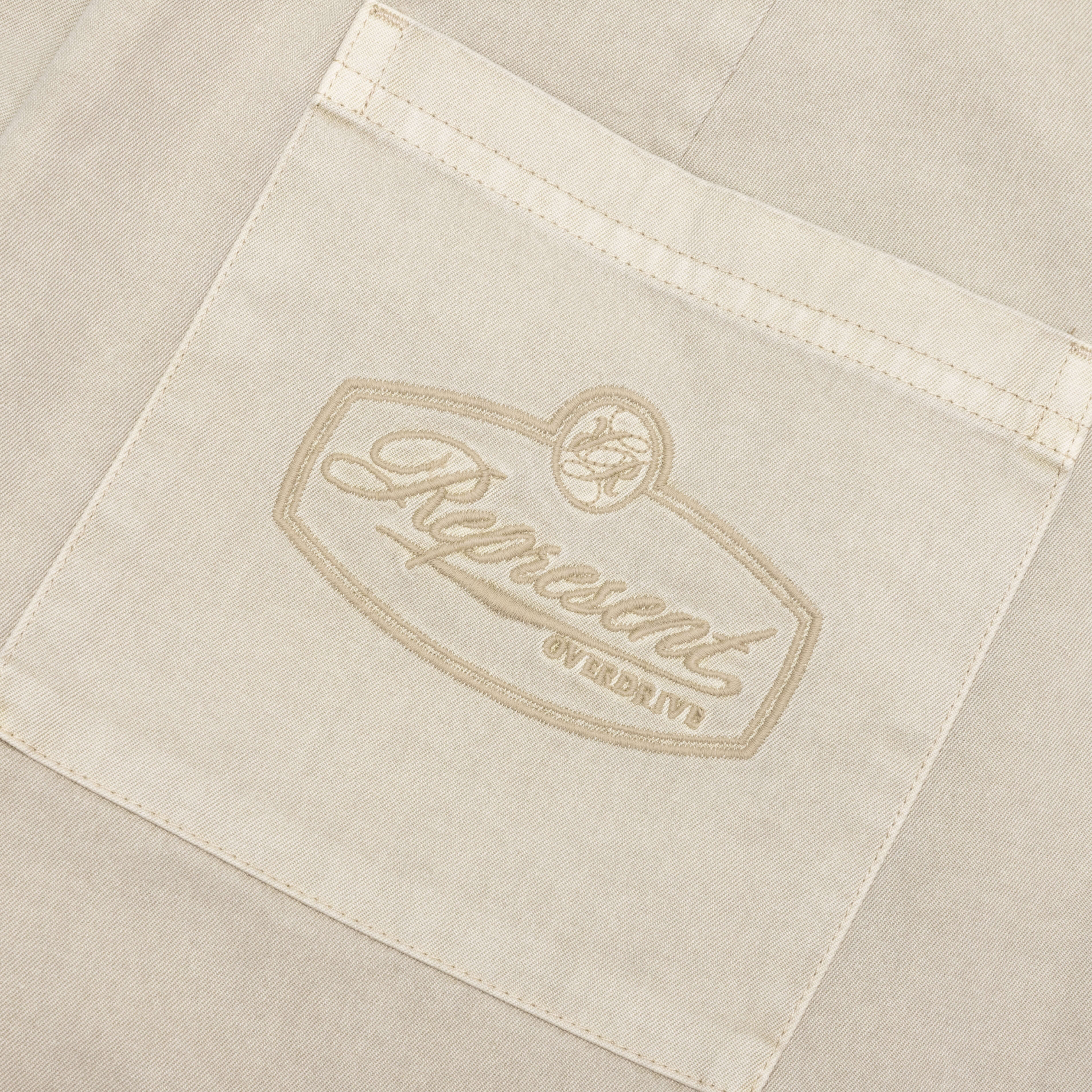 Cotton Tailored Short Beige