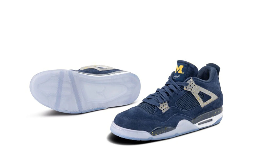 Jordan 4 Retro Michigan Wolverines PE