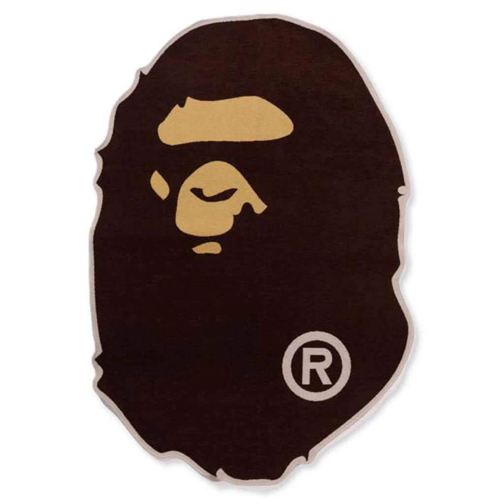 Ape Head Rug S Brown