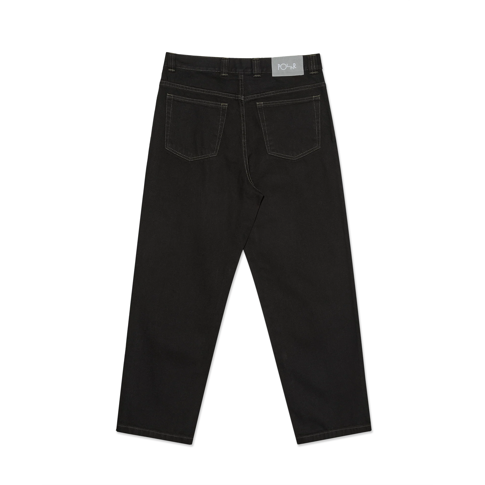 Polar 93 Contrast Stitched Pants Black Dark Olive