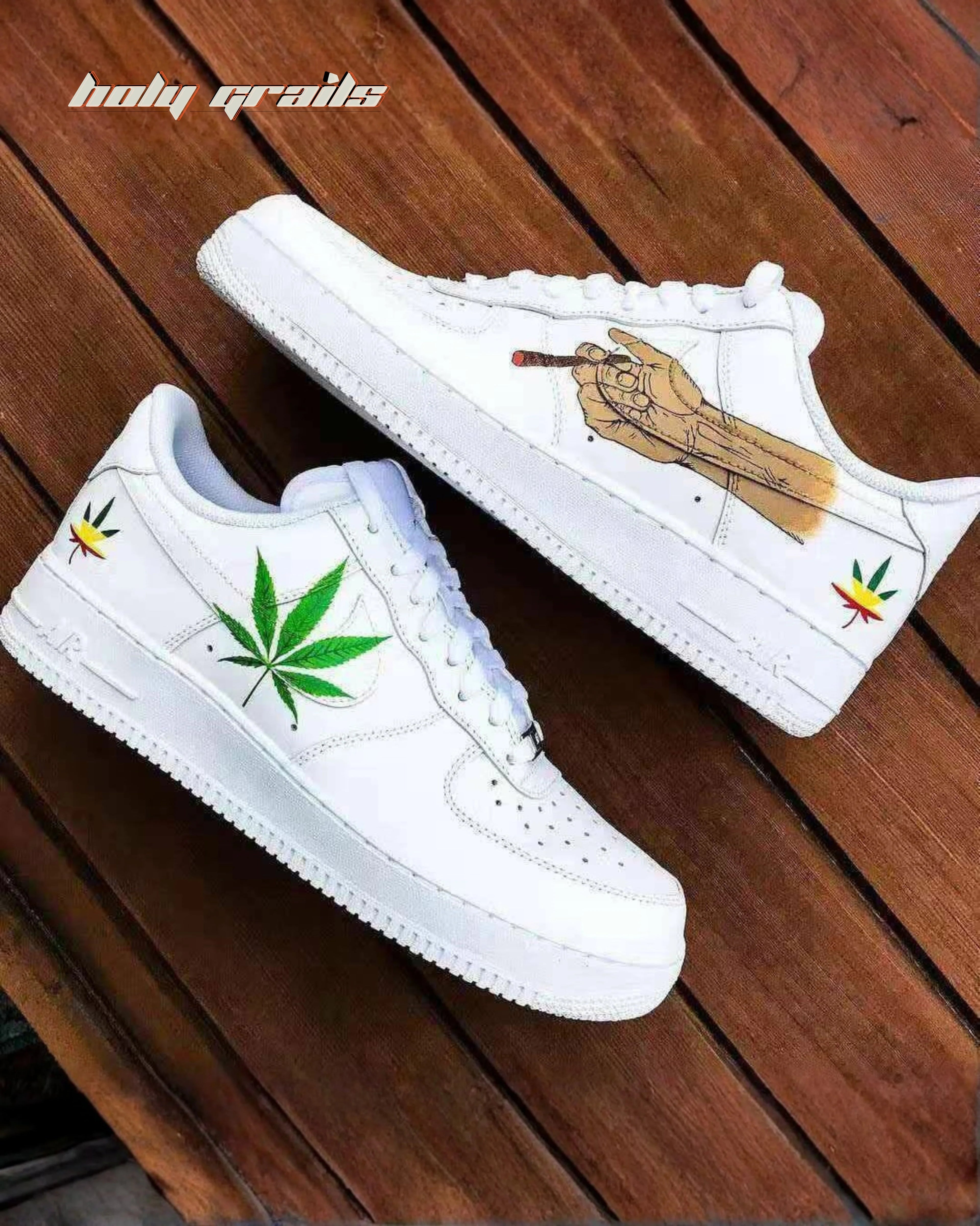 Air Force 1 x Cannabis Leaf