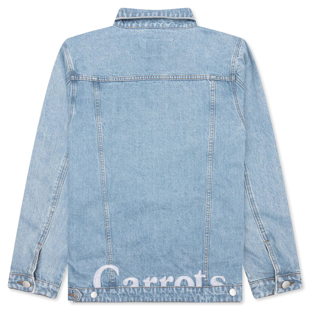 Wordmark Denim Jacket Blue