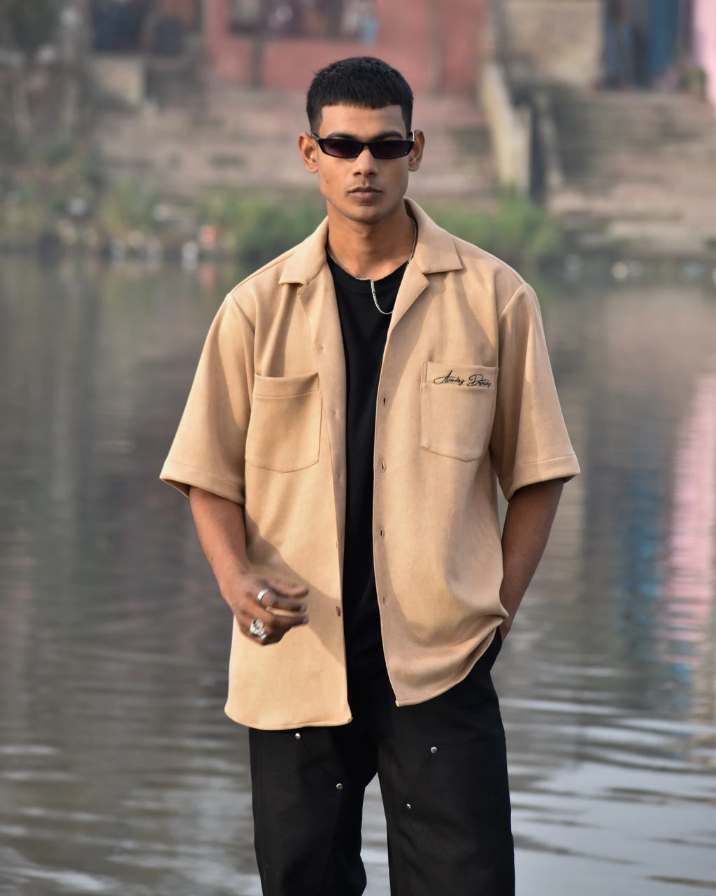 Vintage Suede Mustard Shirt HG x Ascending Descending