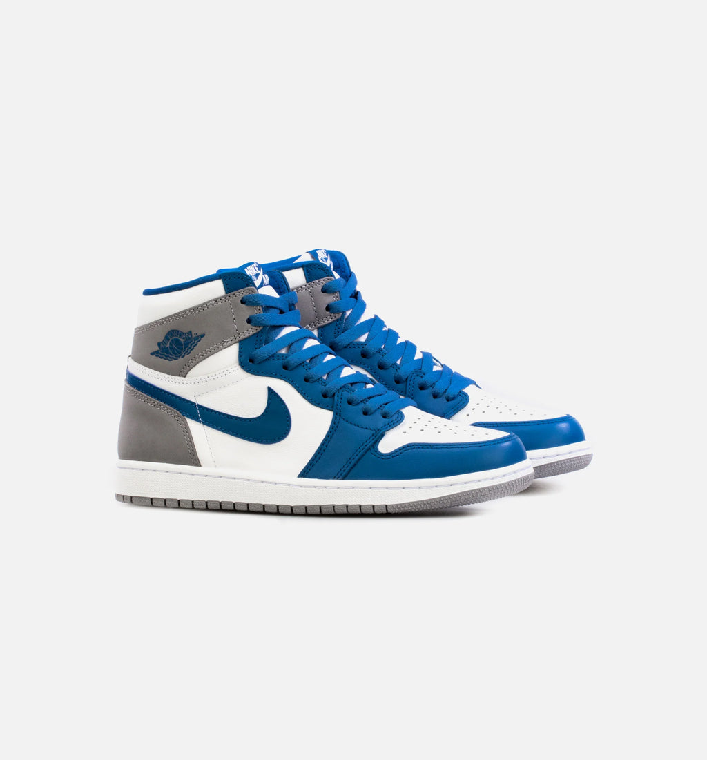 Air Jordan 1 High OG True Blue Mens Lifestyle Shoe Blue White Free Shipping