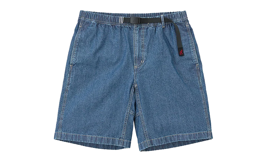 Japanese Chambray Short "Blue" G6SM-P013-BLU