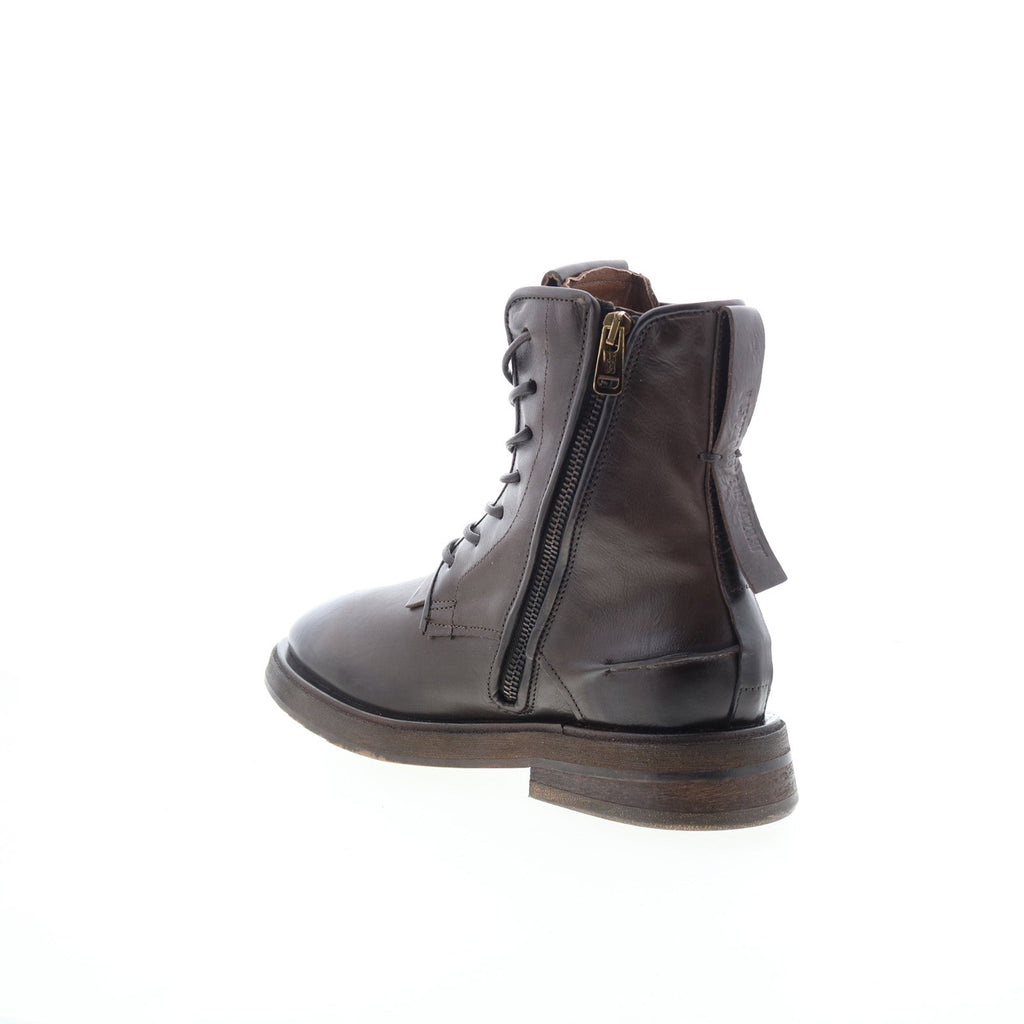 Chevy Womens Brown Leather Lace Up Casual Dress Boots