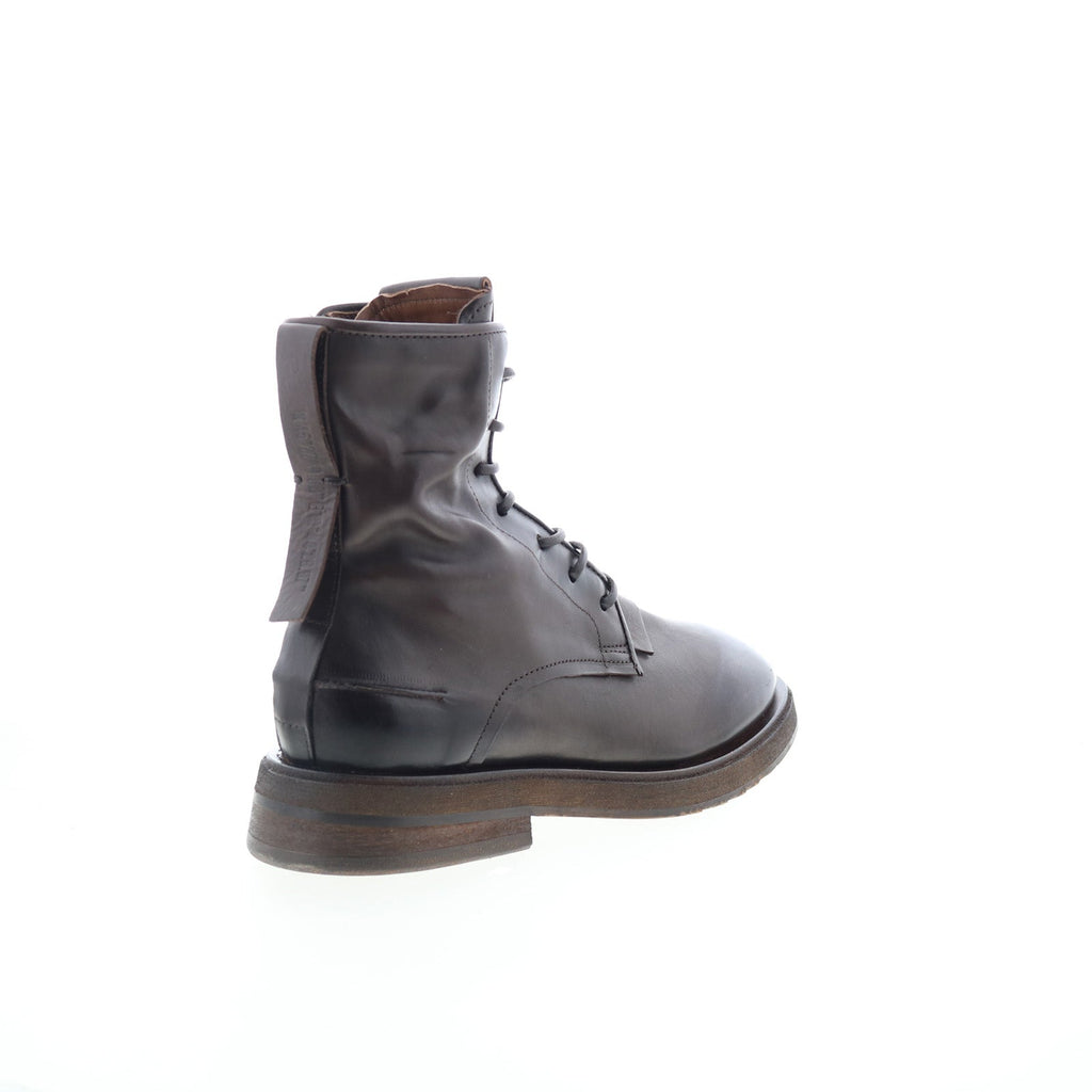 Chevy Womens Brown Leather Lace Up Casual Dress Boots