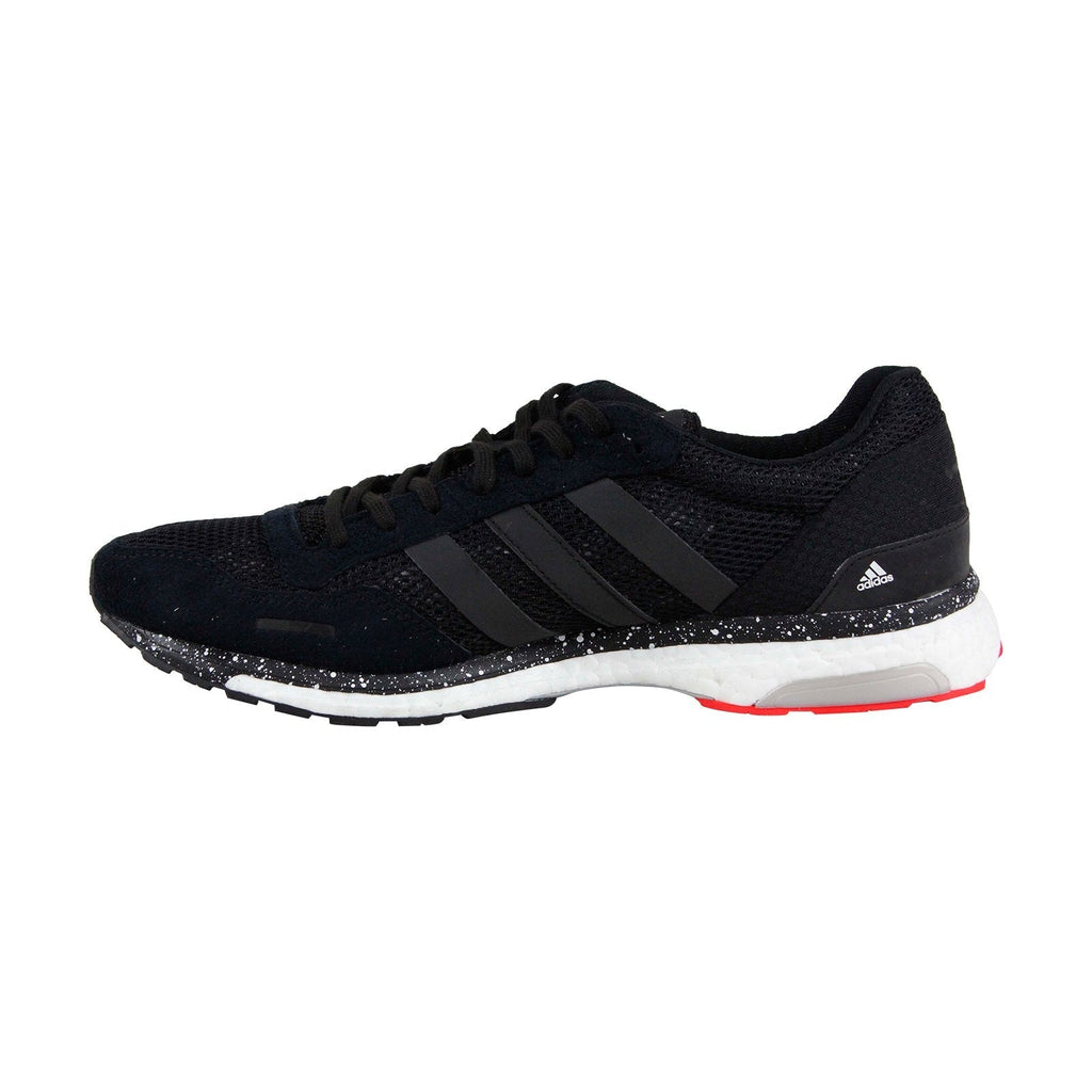Adizero Adios 3 CM8356 Mens Black Mesh Lace Up Athletic Running Shoes