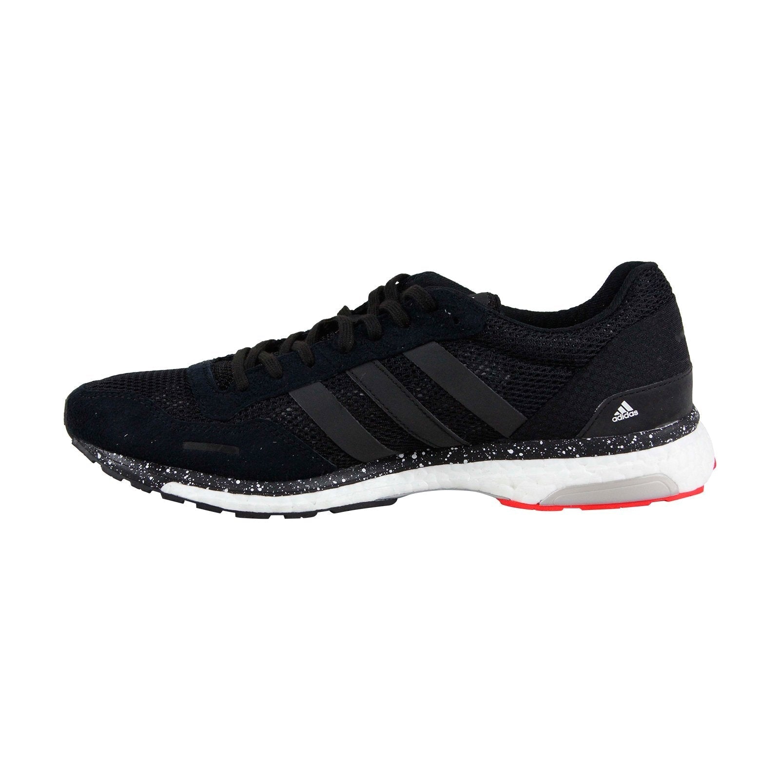 Adizero Adios 3 CM8356 Mens Black Mesh Lace Up Athletic Running Shoes