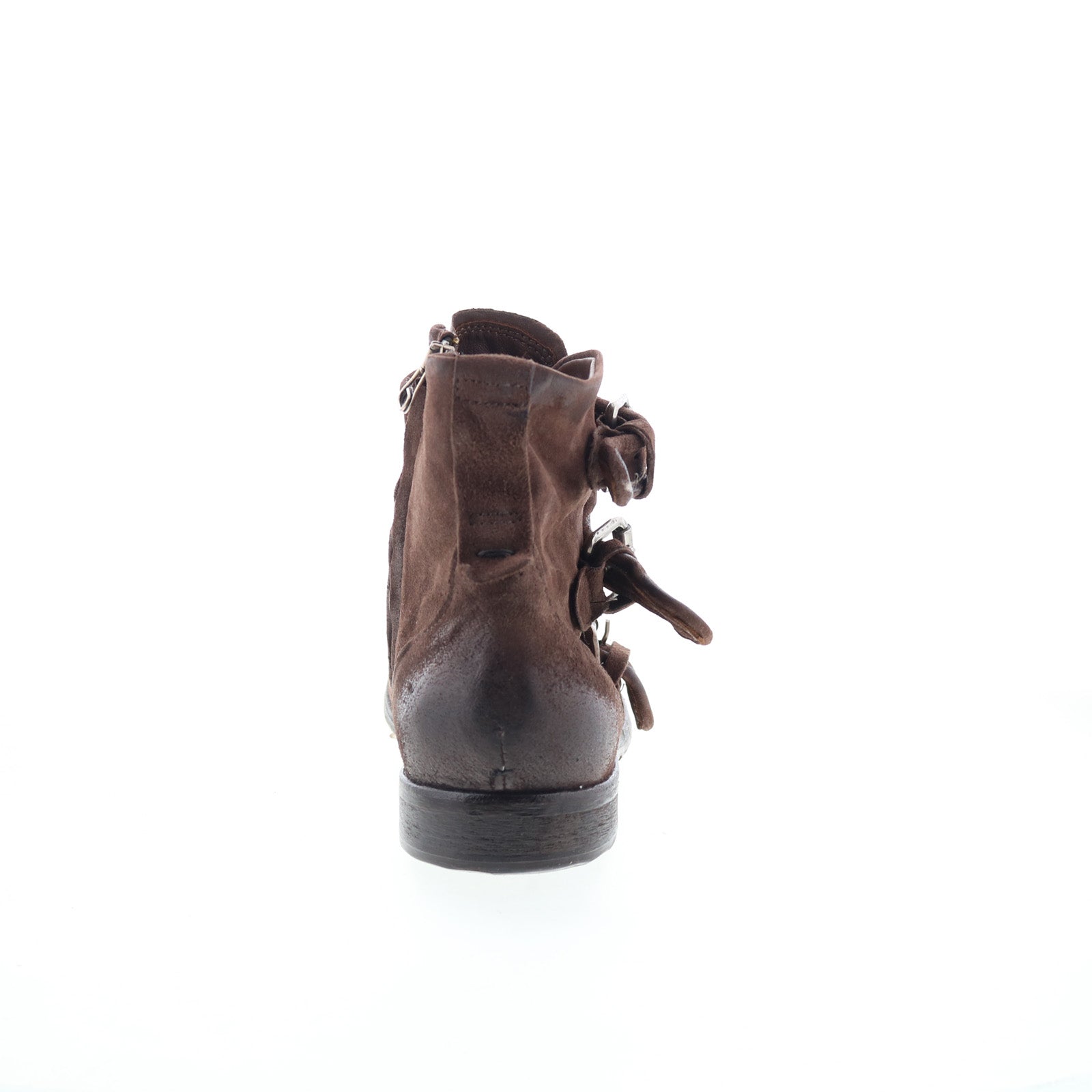 Copper Mens Brown Leather Zipper Casual Dress Boots