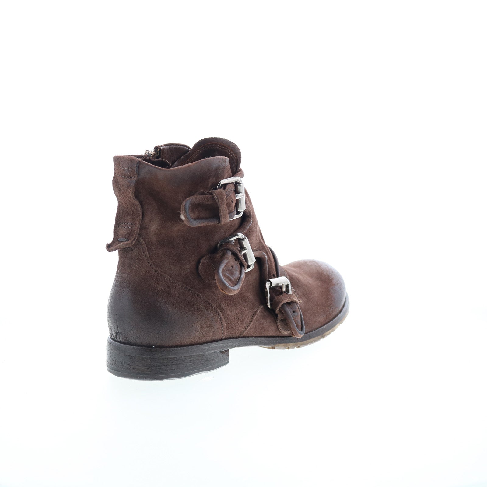 Copper Mens Brown Leather Zipper Casual Dress Boots