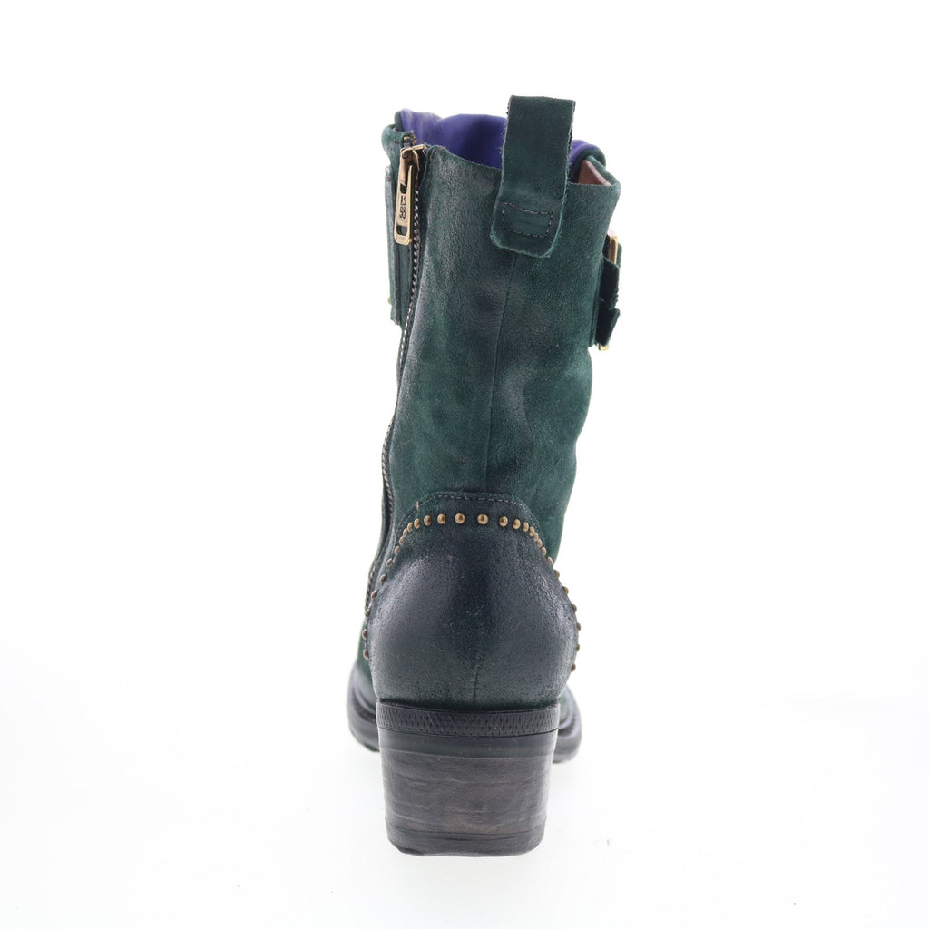 Cree Womens Green Suede Zipper Casual Dress Boots