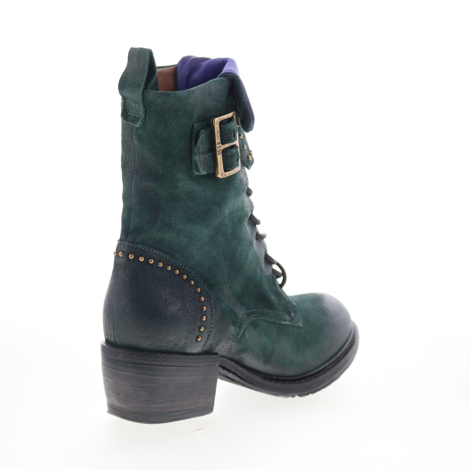 Cree Womens Green Suede Zipper Casual Dress Boots