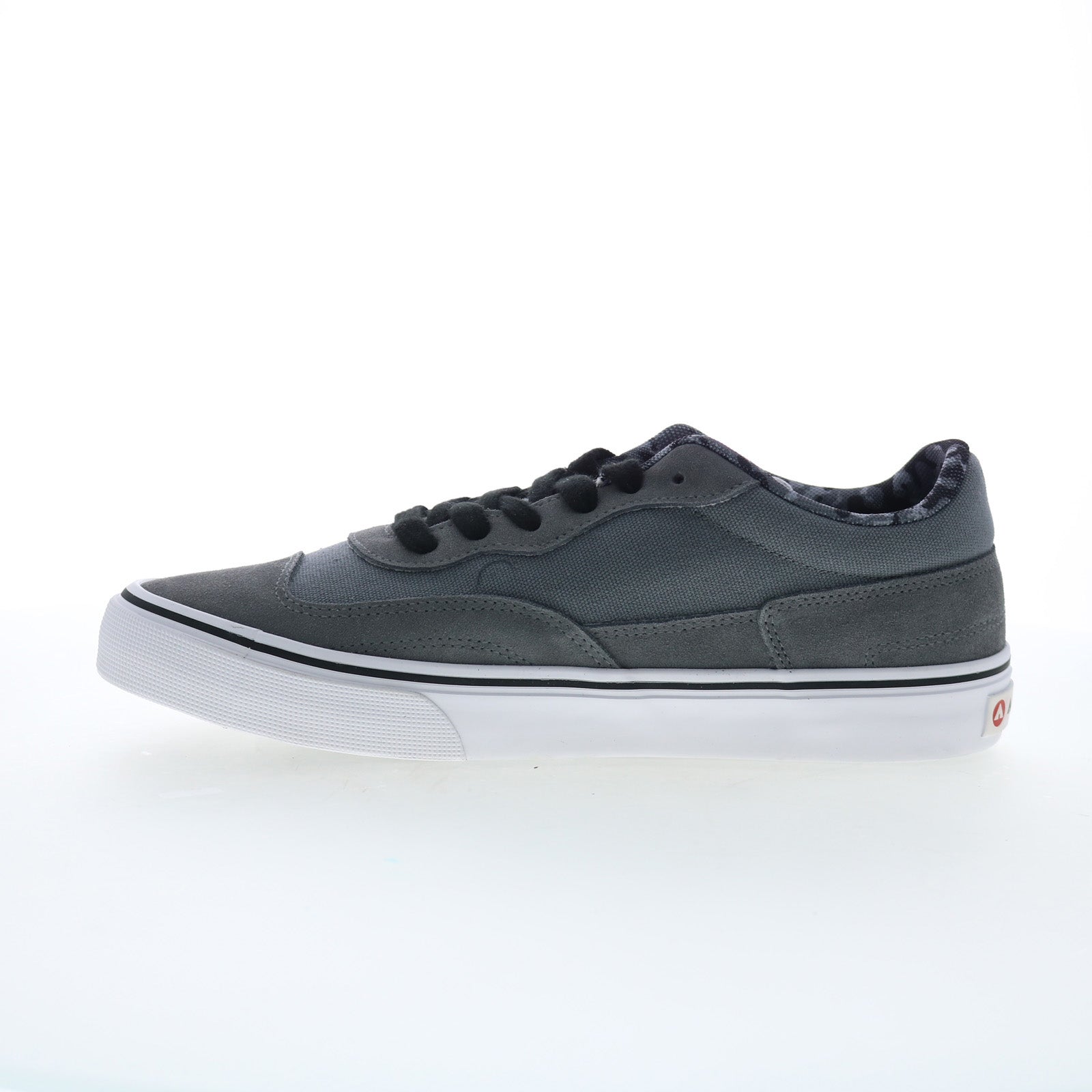 Airwalk Kickflip CW06510M Mens Gray Suede Skate Inspired Sneakers Shoes