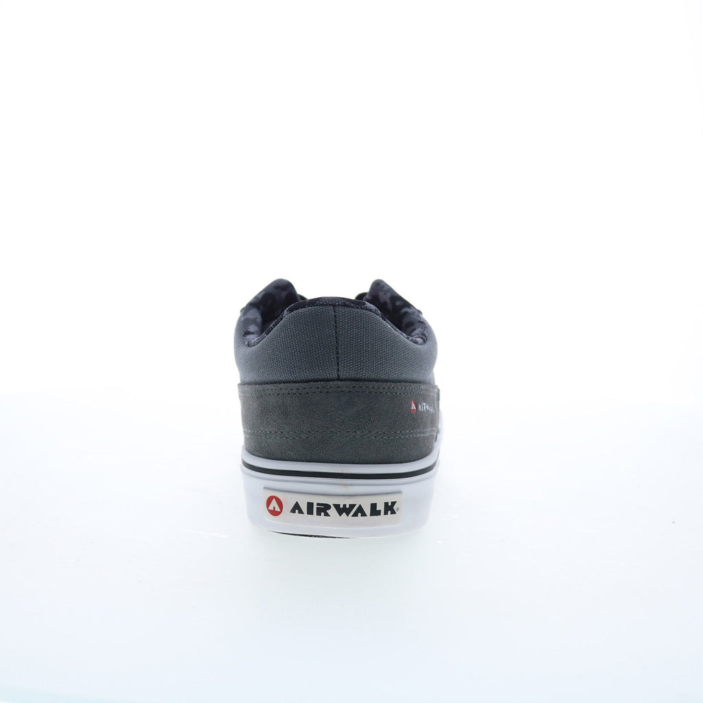 Airwalk Kickflip CW06510M Mens Gray Suede Skate Inspired Sneakers Shoes