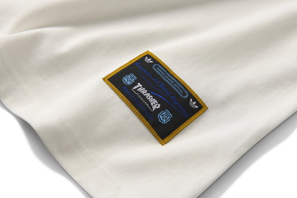 Adidas Skate Thrasher x AFA Ringer Shirt White