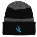 Santa Cruz Screaming Hand Beanie Black Grey
